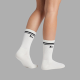 Sports - White Free Size premium Socks