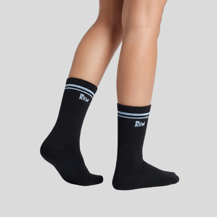 Sports - Black Free Size premium Socks