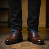 Blue Dress Shoelaces