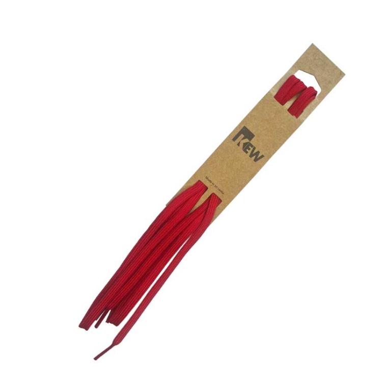 Red Flat Casual Lace