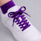 Purple Flat casual laces
