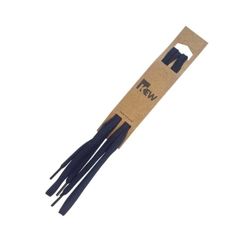 Dark Blue Flat Casual Lace