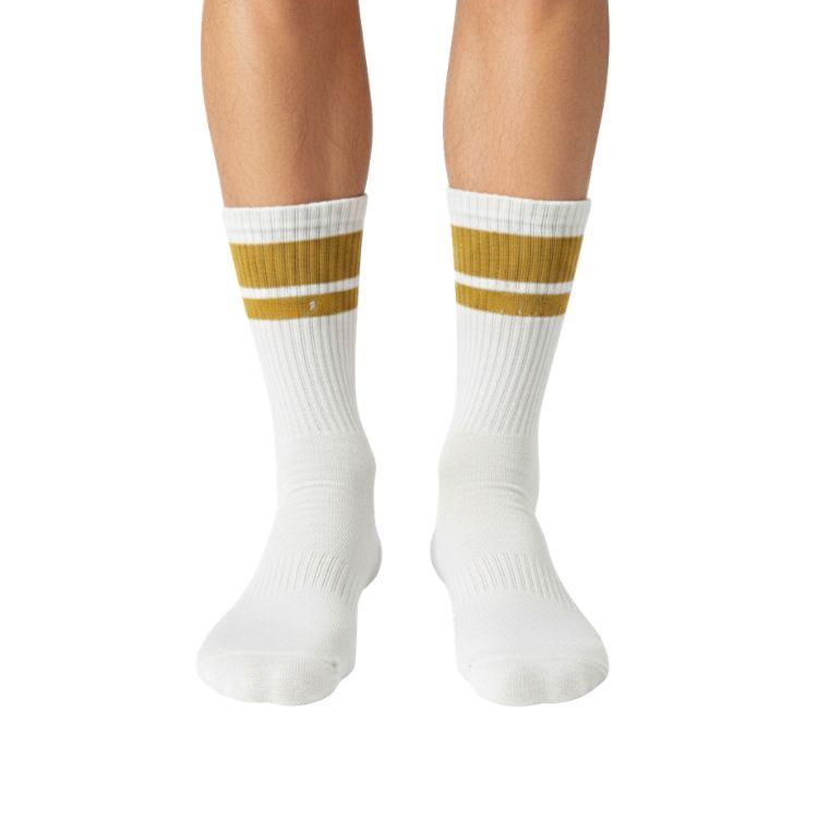 Half Sports Socks - White / Beige Free Size