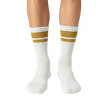 Half Sports Socks - White / Beige Free Size