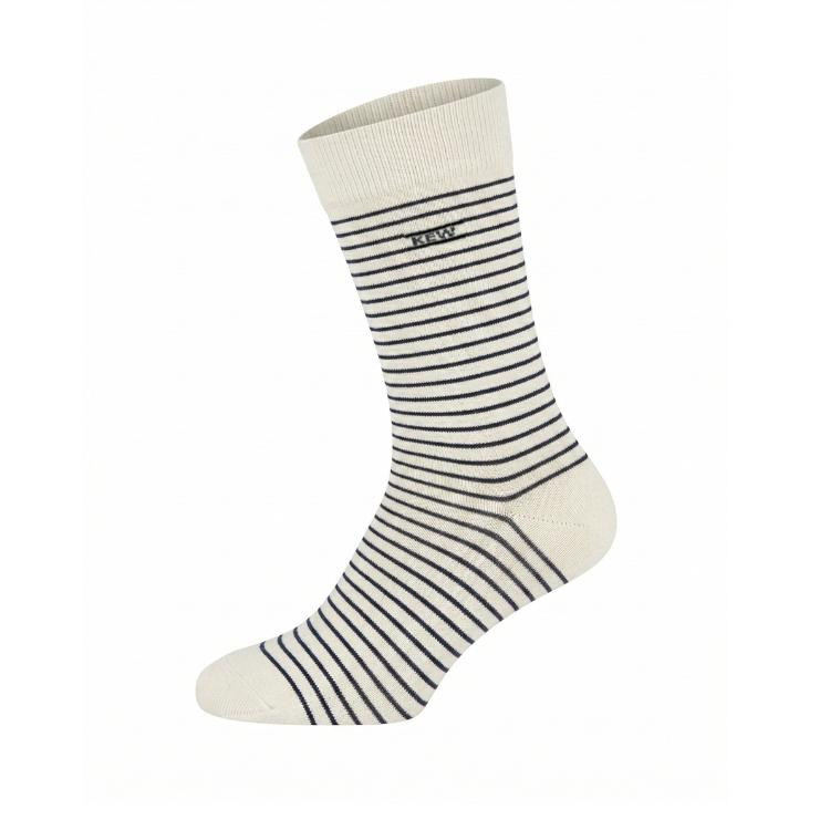 Crew Stripes Small White - Black