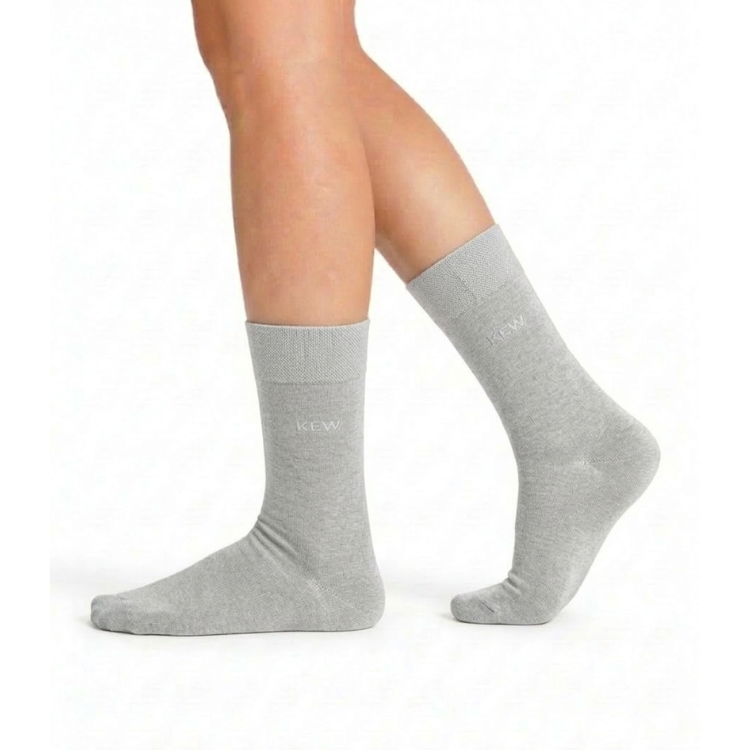Crew Socks Light Grey Free Size