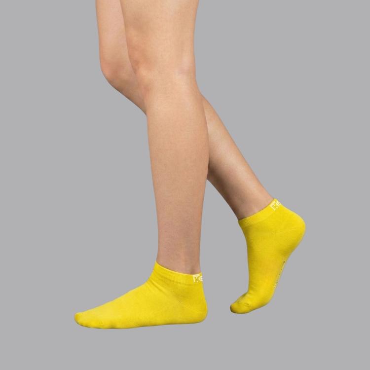 Ankle Socks - Yellow Free Size