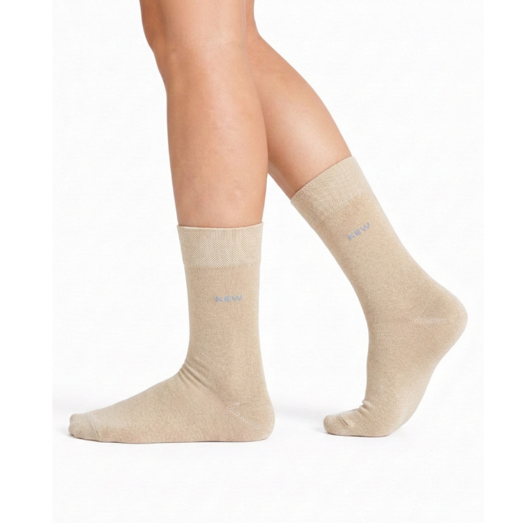 Crew Socks Beige Free Size