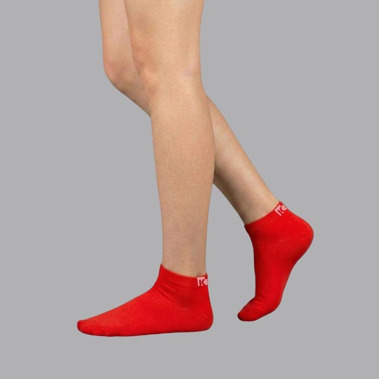 Ankle Socks - Red Free Size