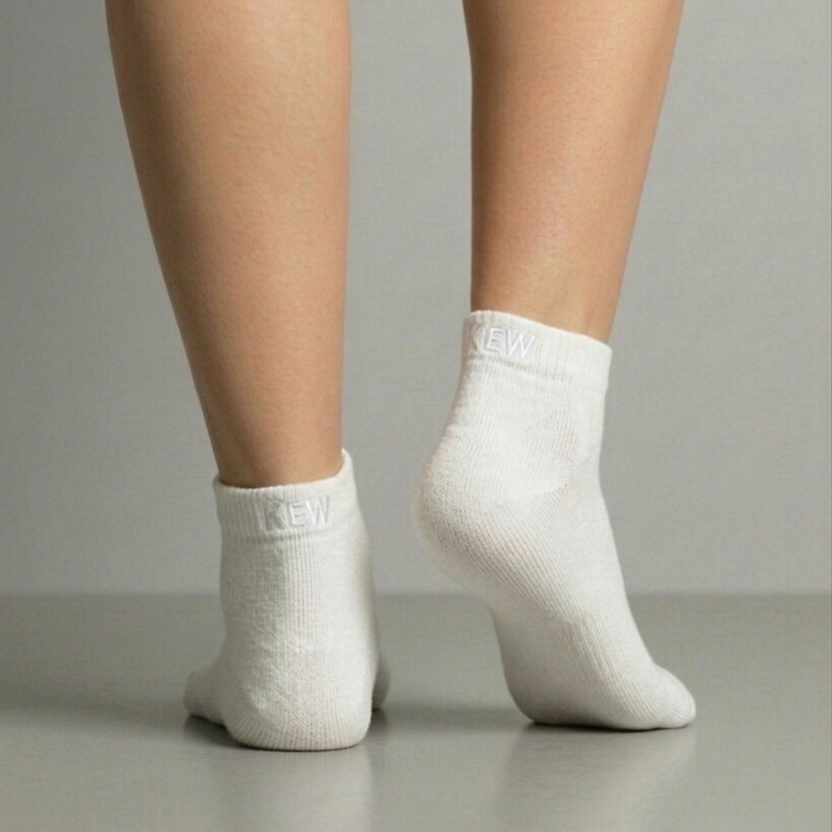 Ankle Socks - White Free Size