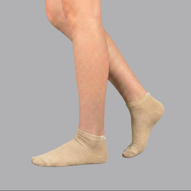 Ankle Socks - Beige Free Size