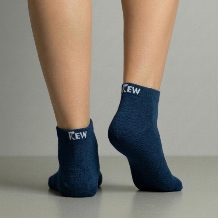 Ankle Socks - Dark Blue Free Size