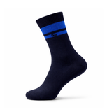 Half Sports Socks - Dark Blue / Blue Free Size