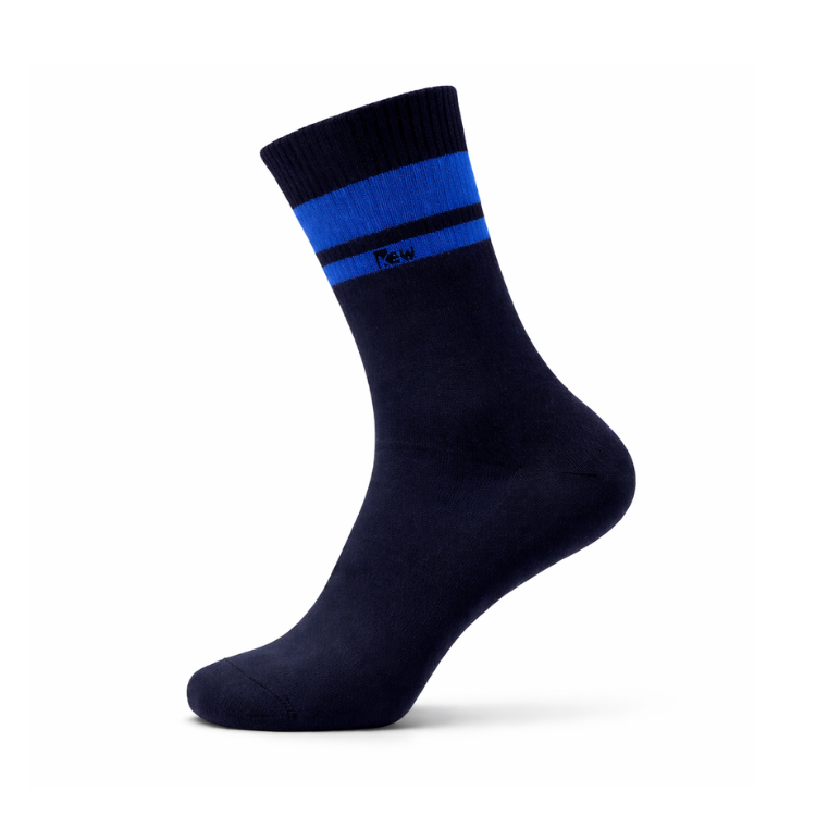 Half Sports Socks - Dark Blue / Blue Free Size