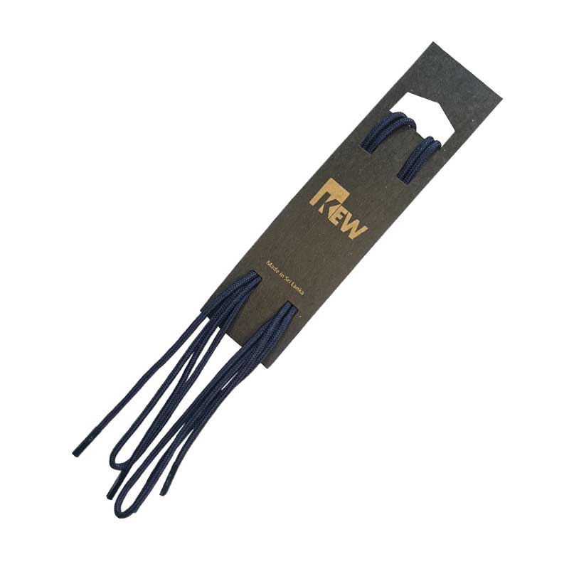 Dark Blue Dress Shoelaces