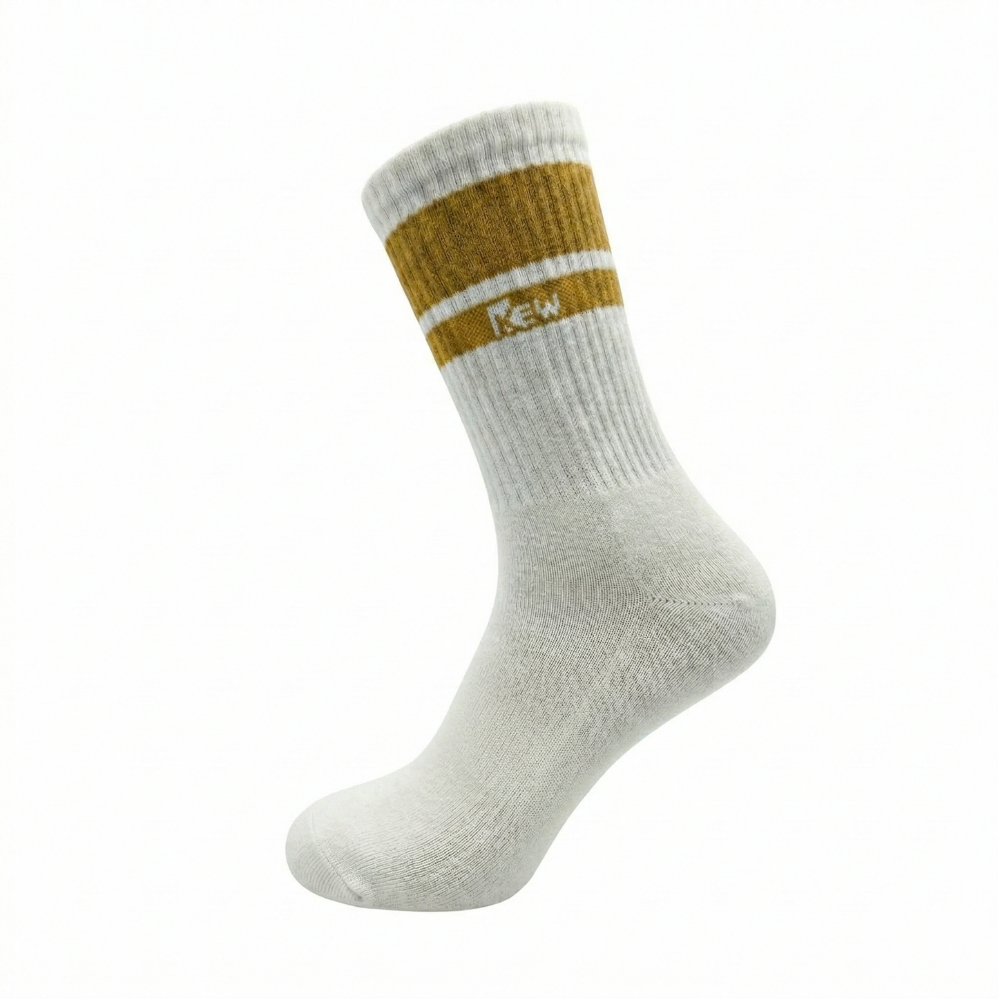 Half Sports Socks - White / Beige Free Size
