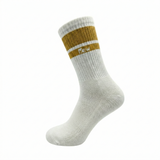 Half Sports Socks - White / Beige Free Size