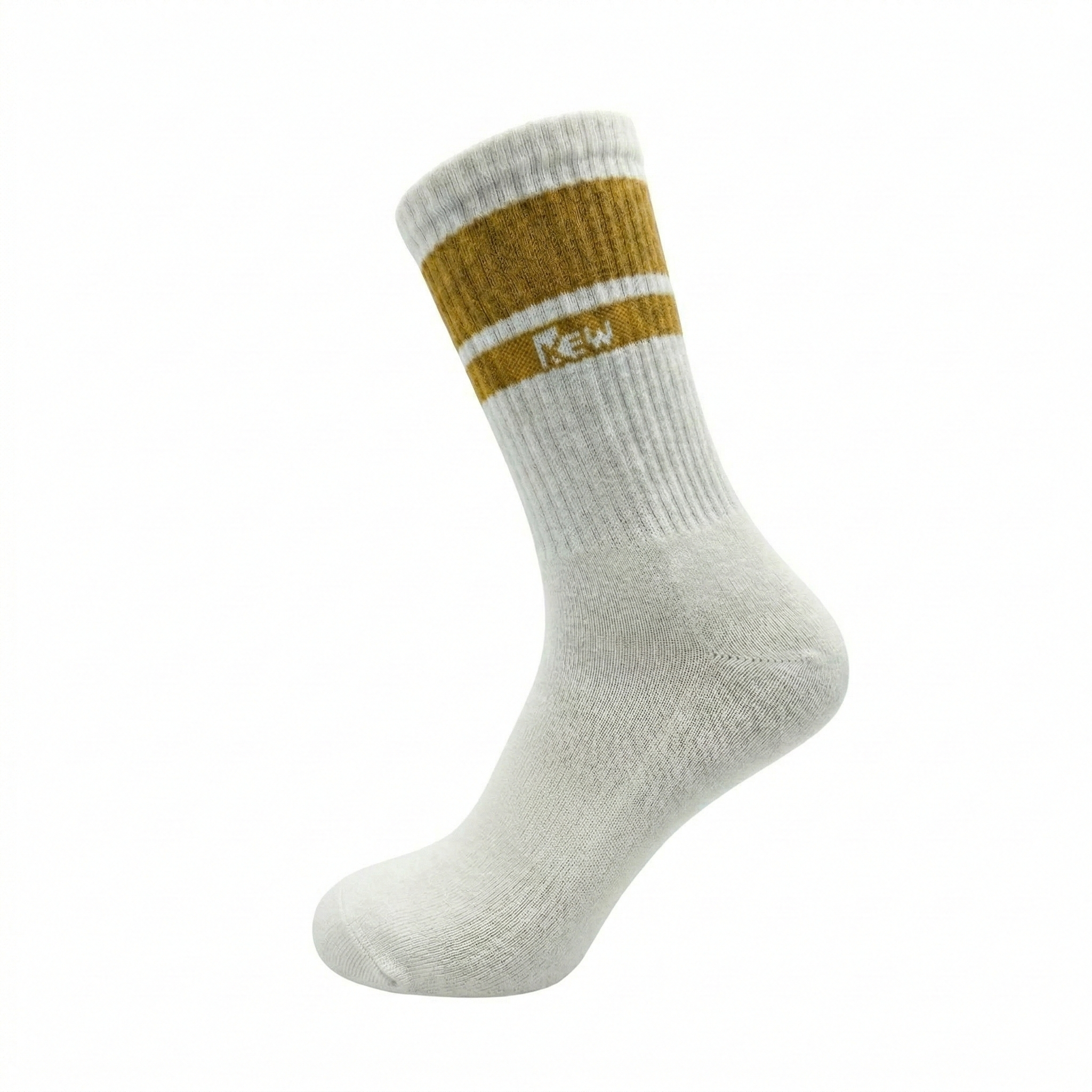 Half Sports Socks - White / Beige Free Size