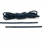 Dark Blue Dress Shoelaces