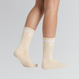 Sports - Pastel Cream Free Size premium Socks