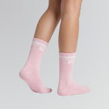 Sports - Pastel Pink Free Size premium Socks